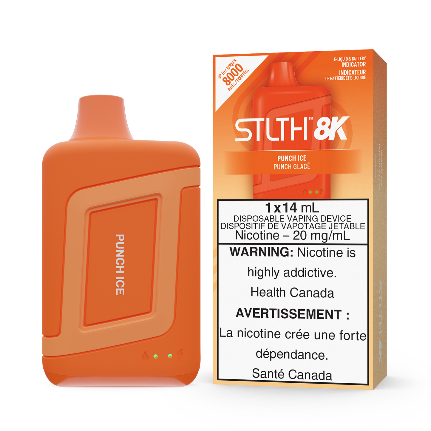 Stlth 8k Punch ice 20mg/ml disposable