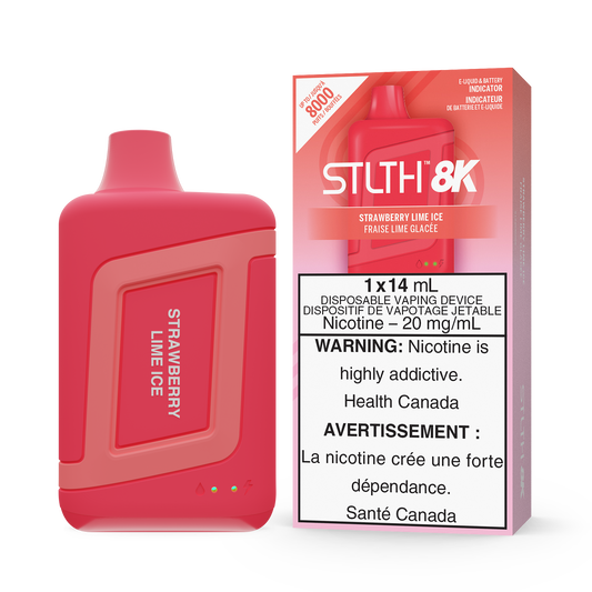 Stlth 8k Strawberry lime ice 20mg/ml disposable