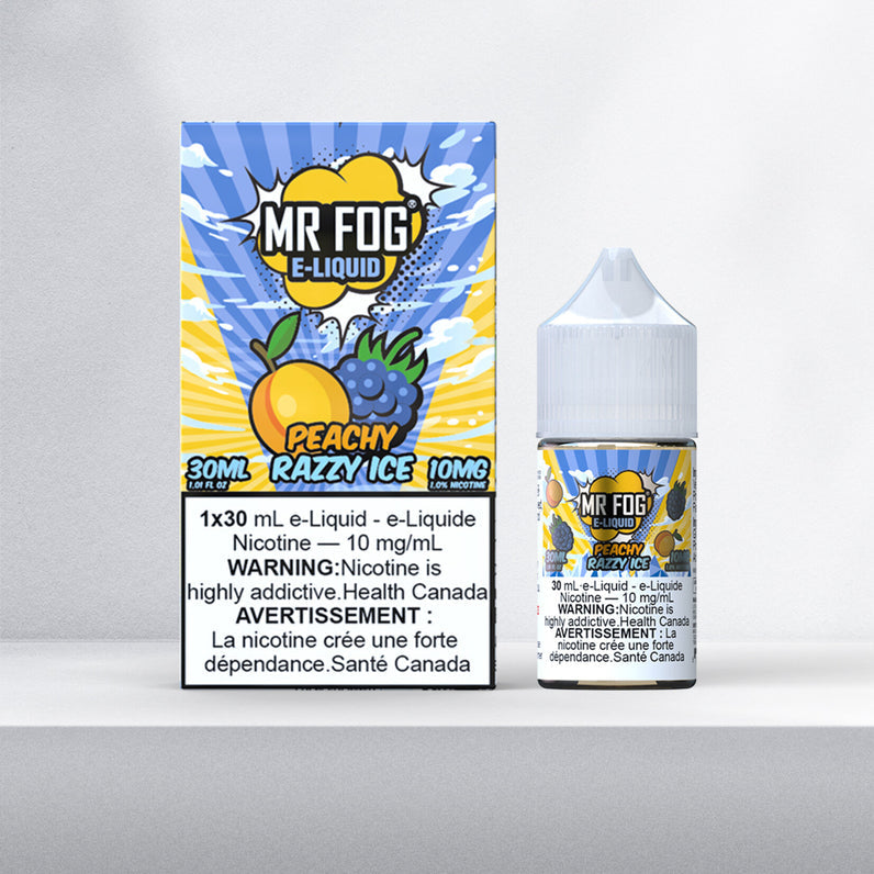 Mr fog peachy razz ice 30ml/10mg liquid