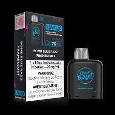 Flavour beast bomb blue razz 7k level x pod 20mg