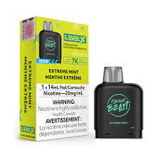 Flavour beast Extreme mint iced 7k level x pod 20mg