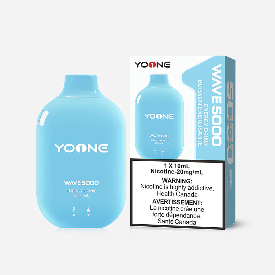 Boisson énergétique jetable Yoone Wave 5000 20 mg/ml