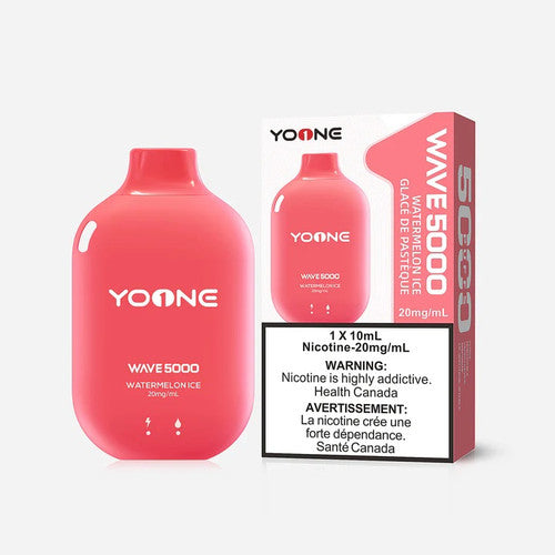 Yoone wave 5000 watermelon ice disposable