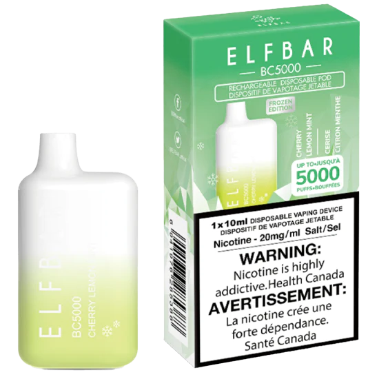 Elfbar BC5000 cherry lemon mint 20mg/ml disposable