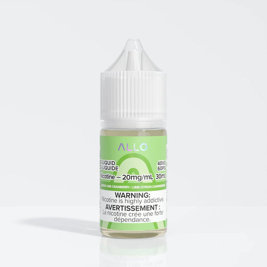 E-liquide Allo Citron vert canneberge 20 mg/30 ml