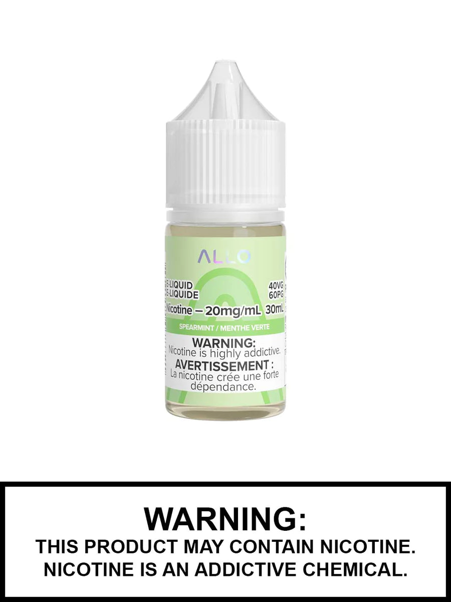 E-liquide Allo Menthe verte 20 mg/30 ml (provincial)