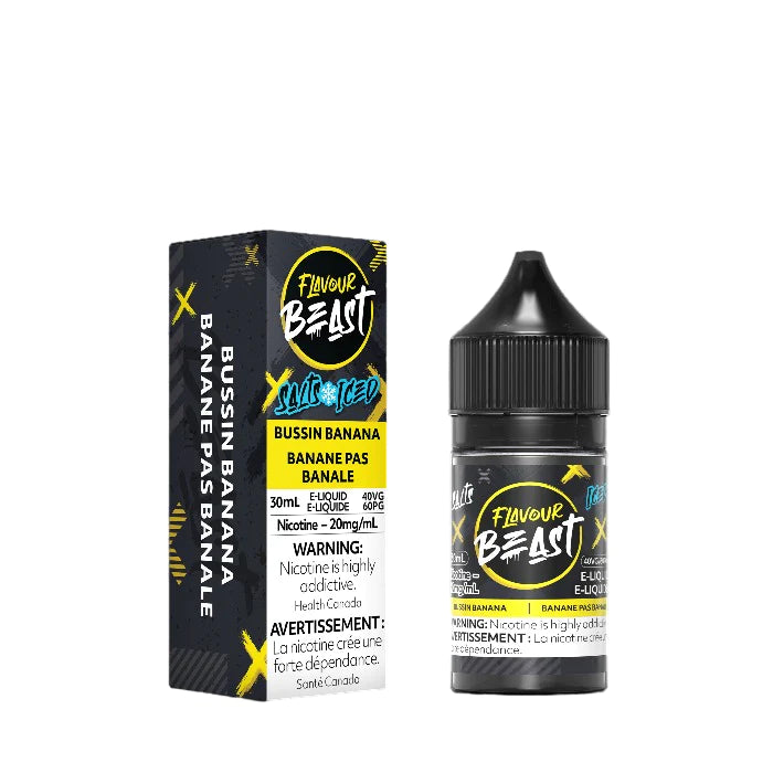 Flavour beast E liquid Bussin Banana Iced 20mg/30ml (Provincial)