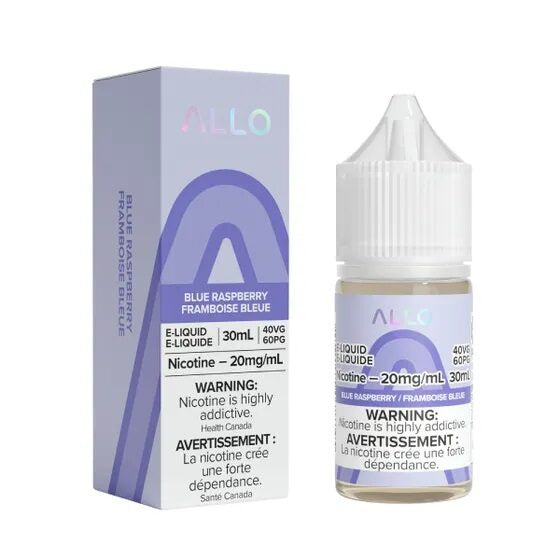 E-liquide Allo framboise bleue 20 mg/30 ml