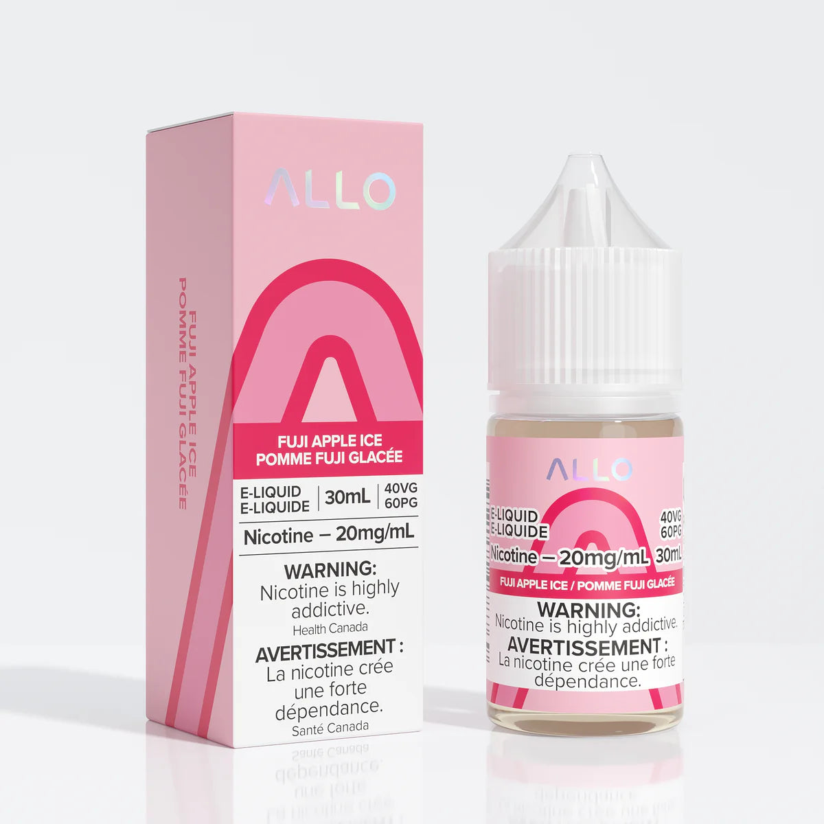 E-liquide Allo Fuji pomme glacée 20mg/30ml 