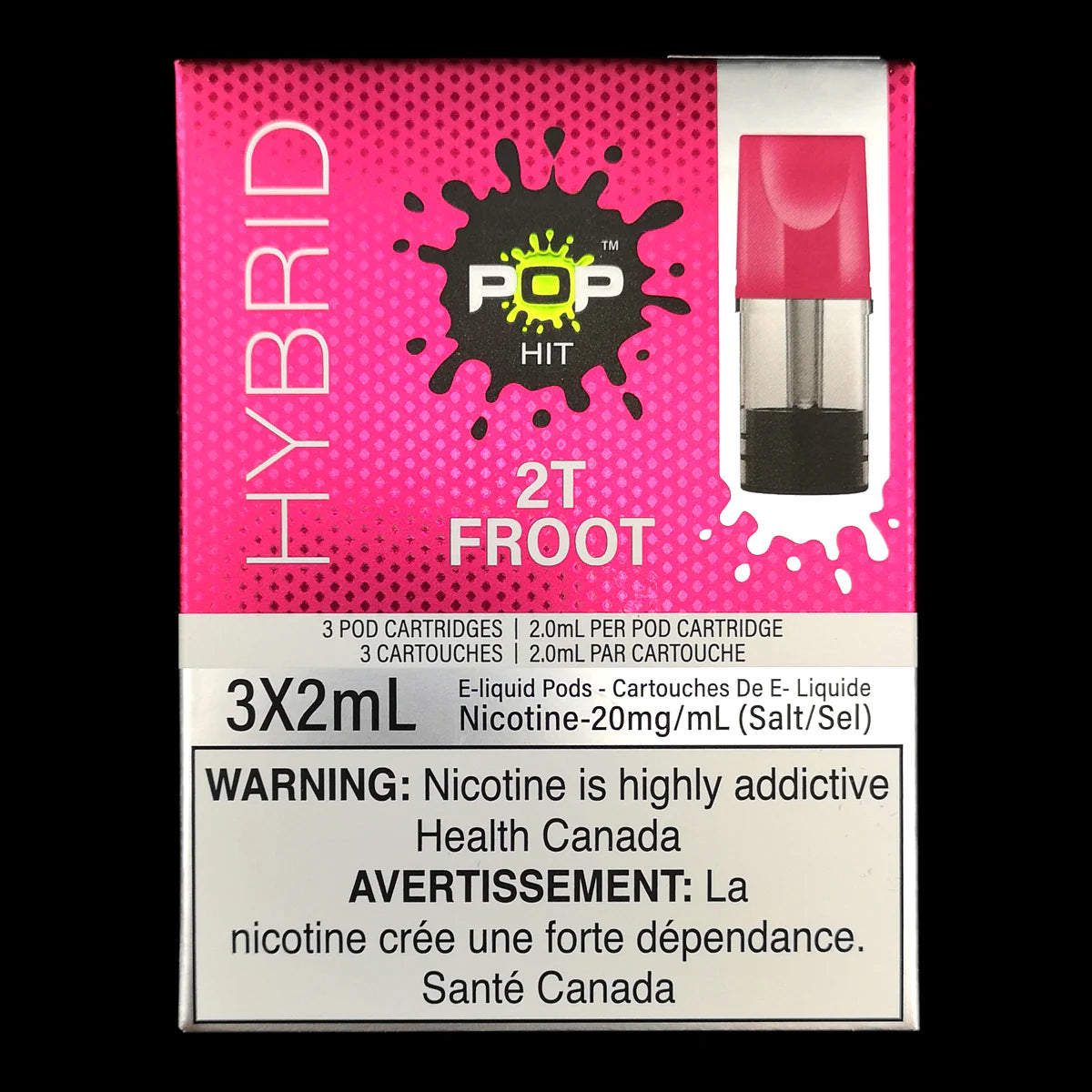 Pop hit hybrid 2t froot pods