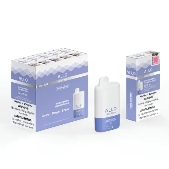 Allo 7000 Blue Raspberry 20 mg/ml jetable