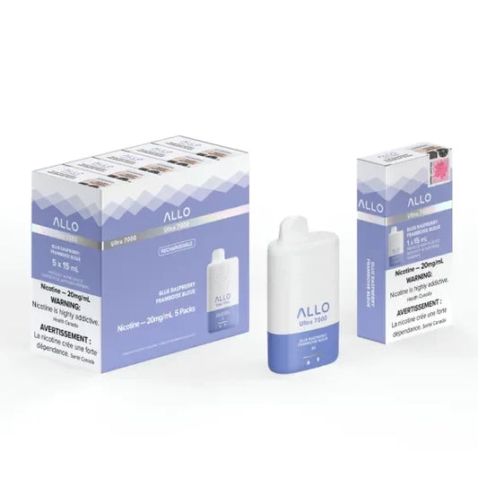 Allo 7000 blue raspberry 20mg/ml disposable