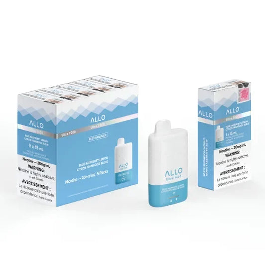 Allo 7000 Blue Raspberry Lemon 20mg/ml disposable