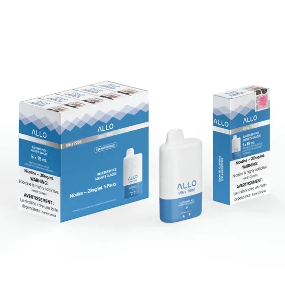 Allo 7000 Blueberry Ice 20 mg/ml jetable