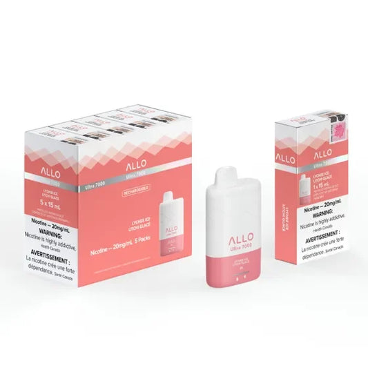 Allo 7000 Lychee Ice 20mg/ml disposable