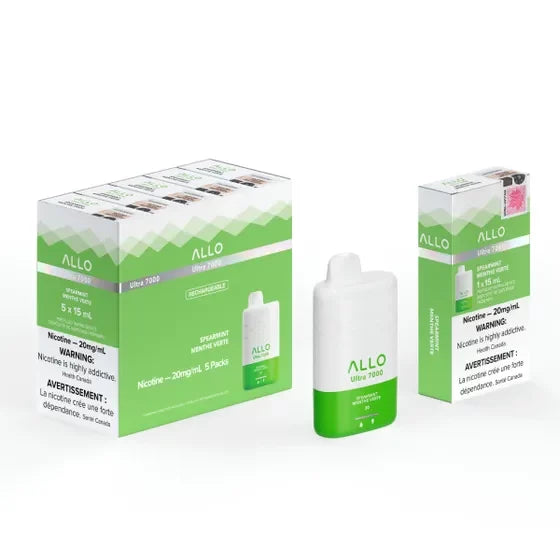 Allo 7000 spearmint 20mg/ml disposable