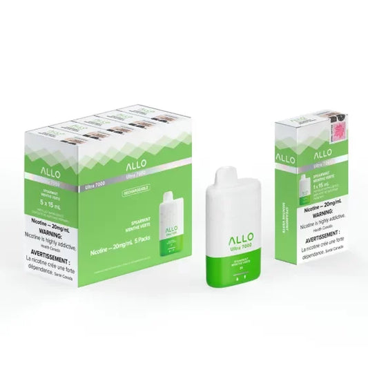 Allo 7000 Menthe verte 20 mg/ml à usage unique