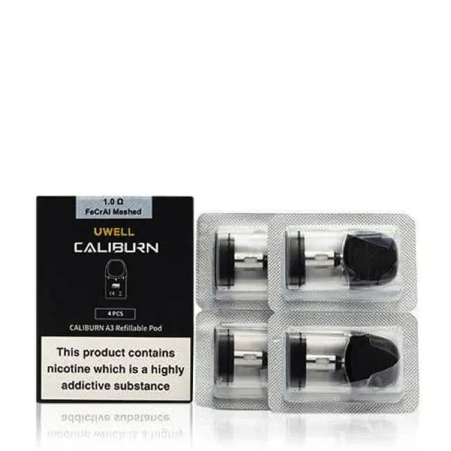 Lot de 4 dosettes en maille Uwell Caliburn A3 1.0