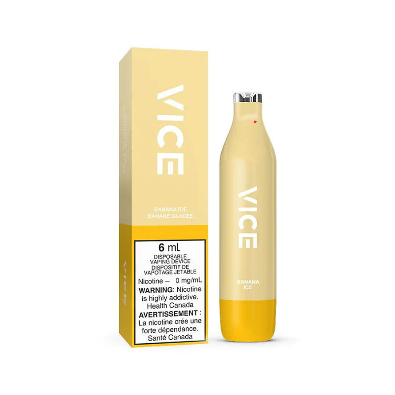 Vice 2500 Banana Ice jetable sans nicotine