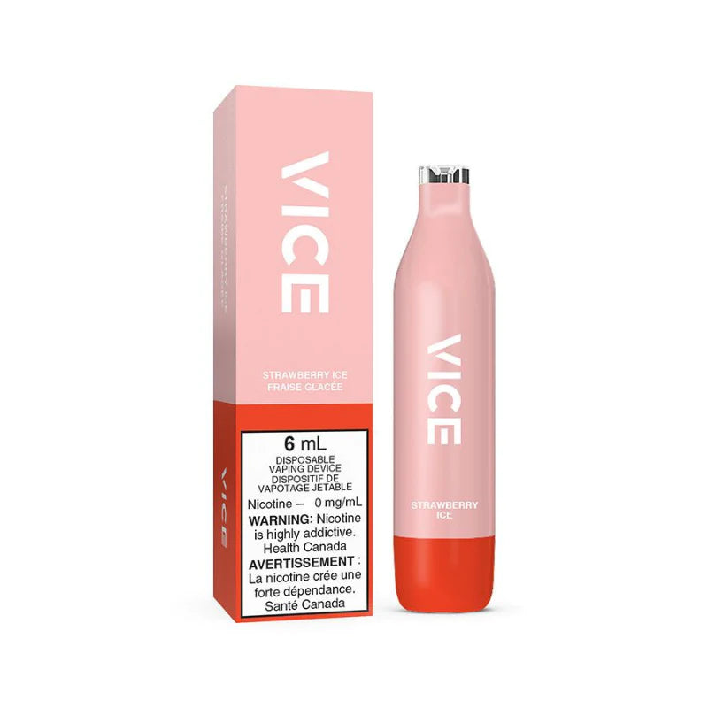 Vice 2500 Glace à la fraise jetable sans nicotine