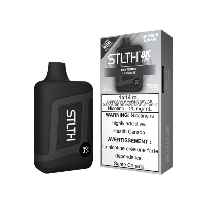 Stlth 8K Pro Rich Tobacco 20mg/ml disposable (Provincial)