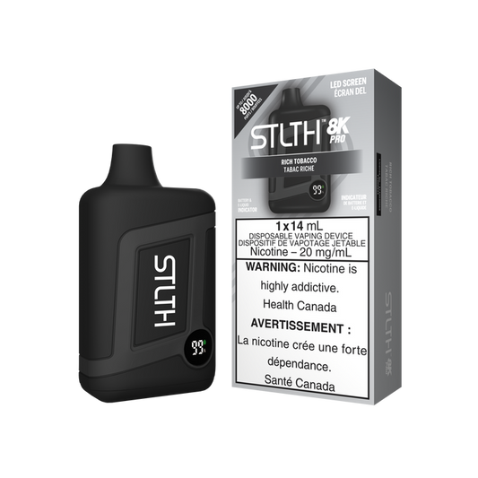 Tabac Stlth 8K Pro Rich 20 mg/ml jetable (provincial)