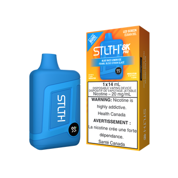 Stlth 8K Pro Blue Razz Lemon Ice 20 mg/ml jetable (provincial)