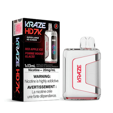 Kraze HD 7k Red apple ice 20mg/ml disposable