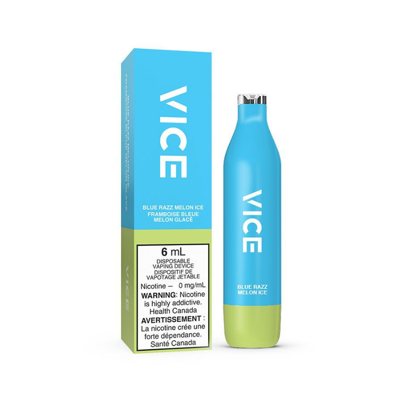 Vice 2500 Blue Razz Melon Ice jetable sans nicotine (provincial)