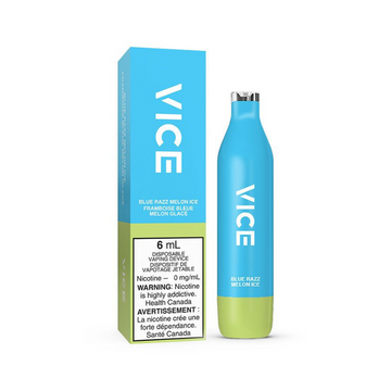 Vice 2500 Blue Razz Melon Ice Nicotine free disposable (Provincial)