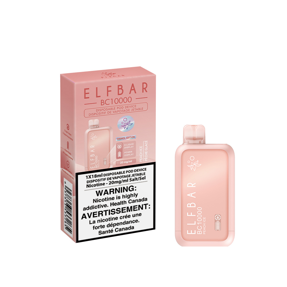 Glace à la pêche Elfbar BC10000 20 mg/ml jetable