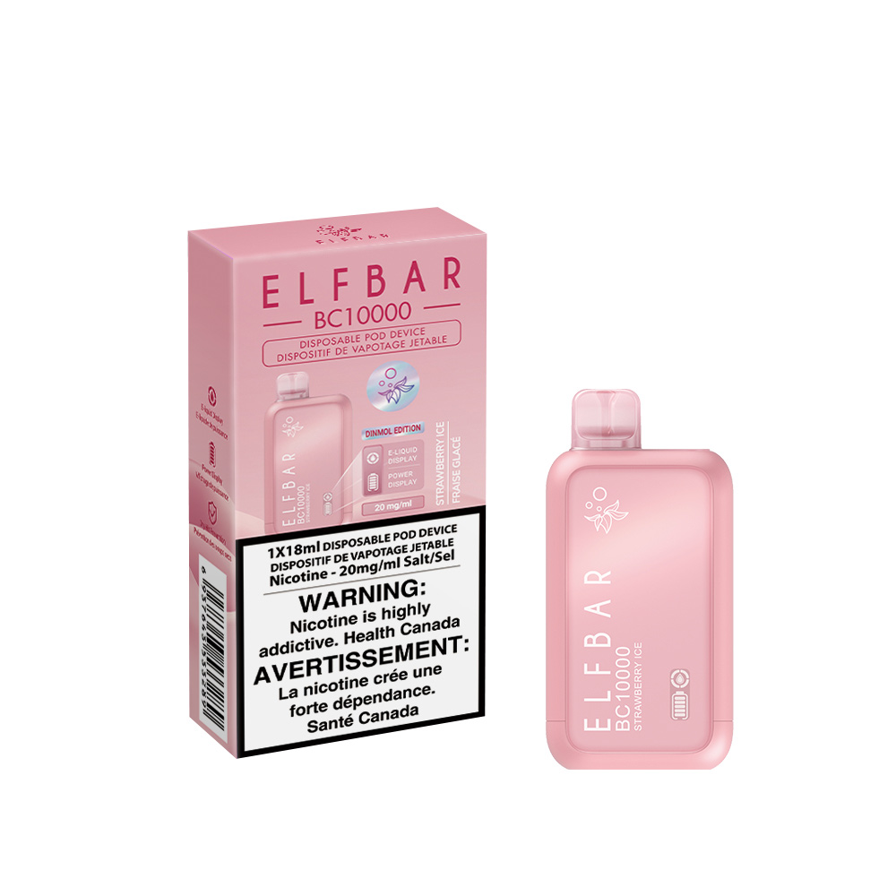 Glace à la fraise Elfbar BC10000 20 mg/ml jetable