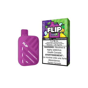 Flip bar 9000 Banana blackberry ice + Mango pineapple ice 20mg/ml disposable