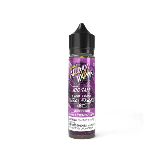 All day vapor Very berry 20mg/60ml