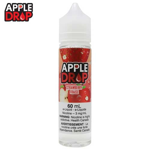 E-liquide pomme goutte fraise 3mg/60ml