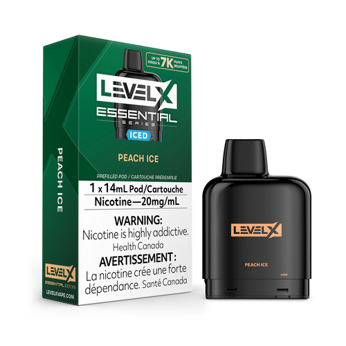 Essential series peach ice level x pod 20mg