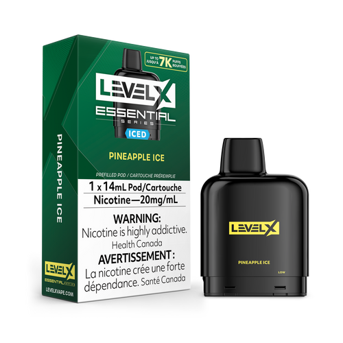 Essential series pineapple ice level x pod 20mg