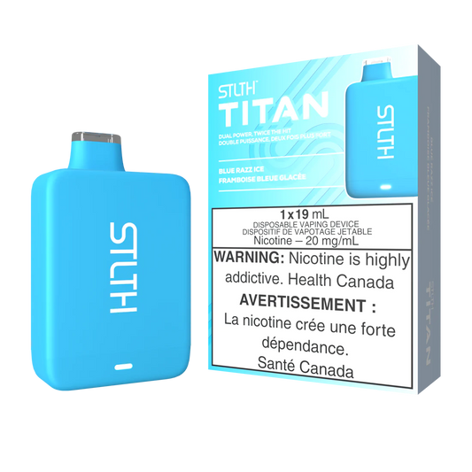 Stlth titan Blue razz ice 20mg/ml disposable