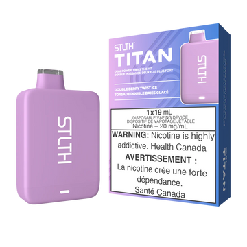 Glace double twist aux baies Stlth Titan 20 mg/ml jetable