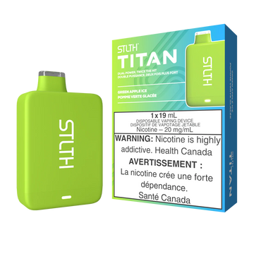 Stlth titan Green Apple Ice 20mg/ml disposable