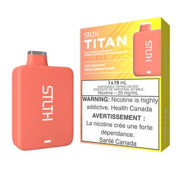 Stlth titan Juicy Peach Ice 20mg/ml disposable