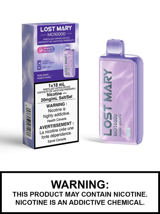 Lost Mary MO10000 Rose grape 20mg/ml disposable