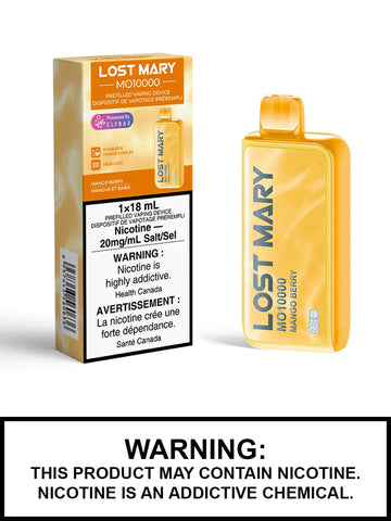 Lost Mary MO10000 Baies de mangue 20 mg/ml jetable