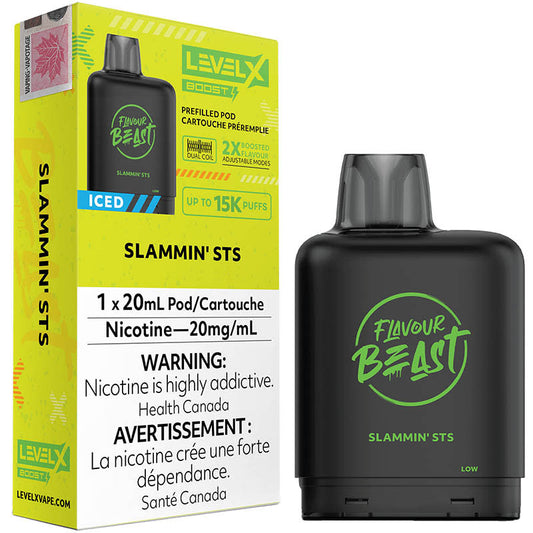 Flavour beast boost Slammin sts level x pod 20mg