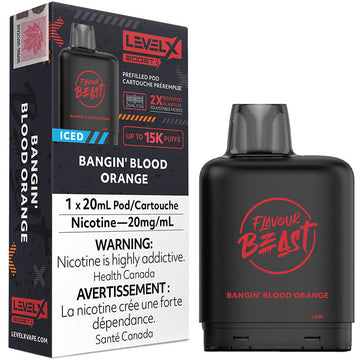 Flavour Beast Boost G2 Bangin Blood Orange Iced Level X pod 20mg (Provincial)