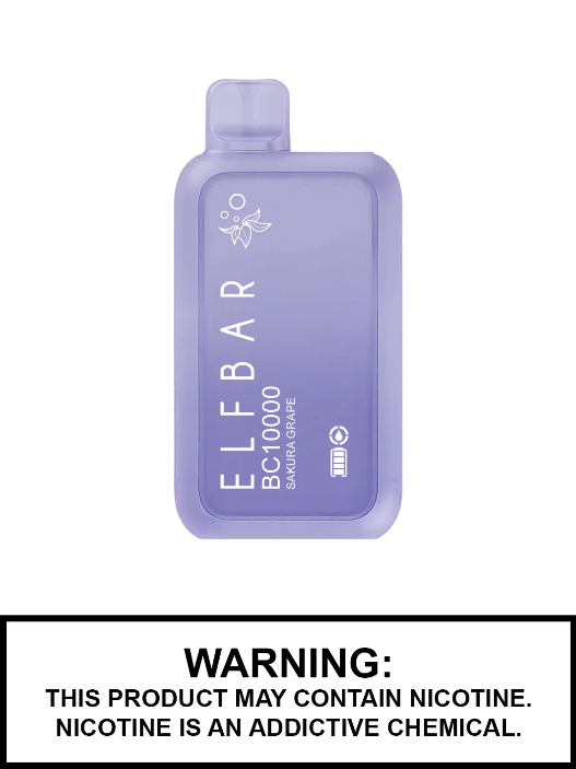 Elfbar BC10000 Sakura raisin 20 mg/ml jetable