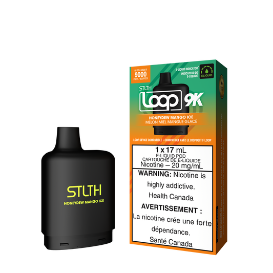 Stlth Honeydew mango ice 9k loop pod