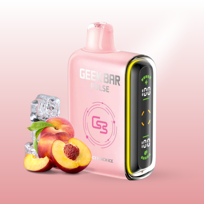 Geek bar Pulse Juicy peach ice 20mg/ml jetable