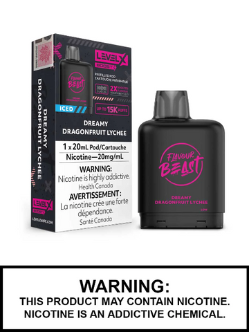 Flavour Beast Boost G2 Dreamy Dragonfruit Lychee Iced Level X pod 20mg (Provincial)