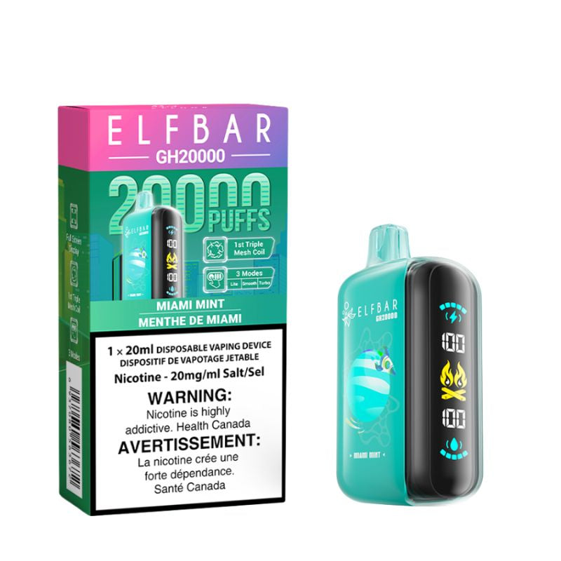 Elfbar GH20k Miami Mint 20mg/ml disposable